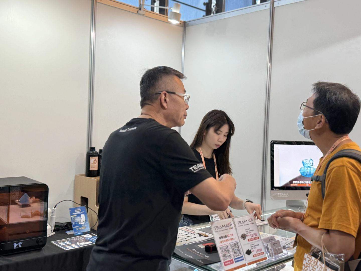 台灣天馬展示 Formlabs Form 4 數位牙科 3D 列印應用