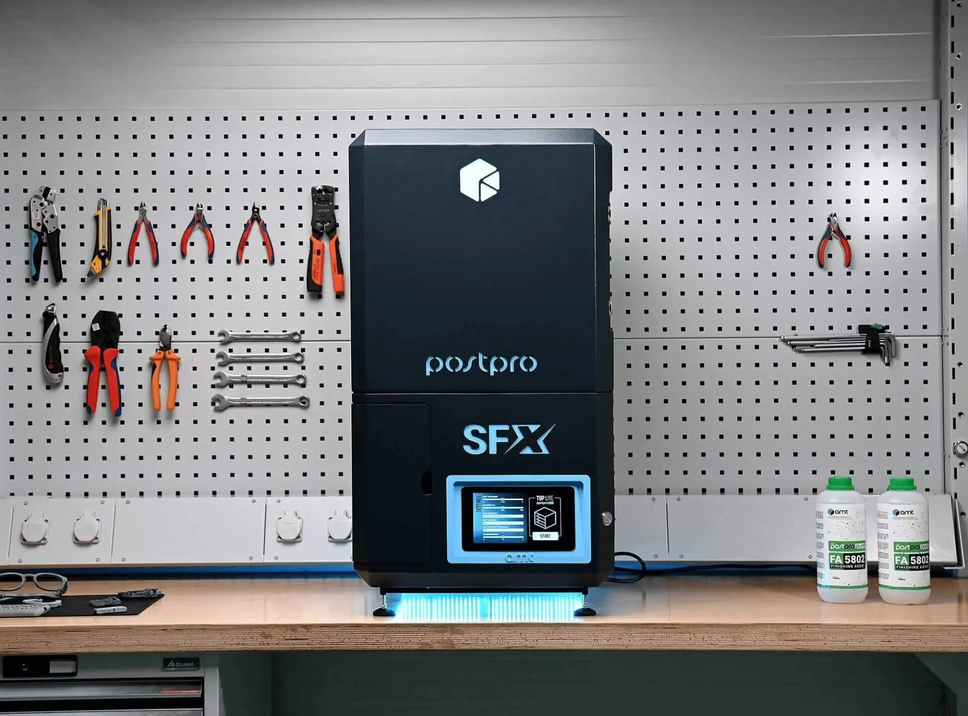 AMT PostPro SFX 桌上型蒸氣平滑系統